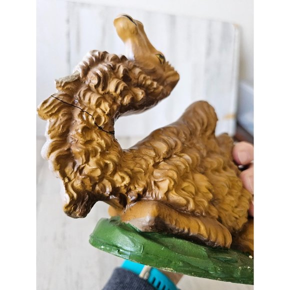 Vintage Italy large camel AS IS paper mache nativity Italian fontanini laying do - Picture 12 of 12